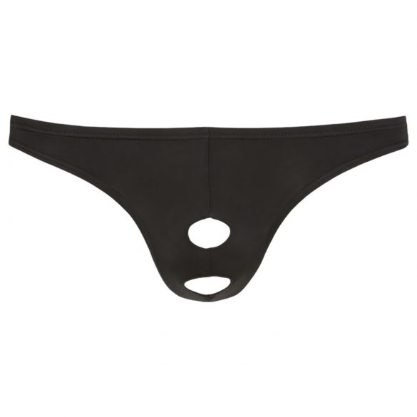 Showmaster tanga para hombres (negro) - M