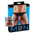 Showmaster tanga para hombres (negro) - M