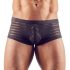 Boxer transparente a rayas (negro) - XL