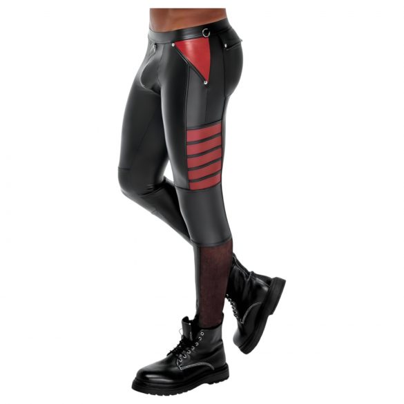 NEK - pantalones largos (negro-rojo) - L