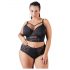 Cottelli Plus Size - sujetador con encaje y tirantes (negro)