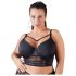 Cottelli Plus Size - sujetador con encaje y tirantes (negro) - 90D