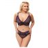 Conjunto lila Cottelli Curves Plus Size - transparencia atrevida - 2XL