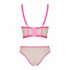 Conjunto Nudelia Obsessive - natural/rosa S/M