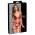 Cottelli Bondage: Conjunto Rojo Brillante con Restricciones