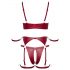 Cottelli Bondage: Conjunto Rojo Brillante con Restricciones - M