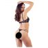 Cottelli - realza pechos y tanga negro - 85B/L