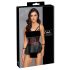 Cottelli Bondage - conjunto brillante con restricciones (negro-rojo) - M