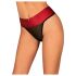 Obsessive Tienesy - tanga con lazo (negro-rojo) - L/XL