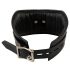 Bad Kitty - Leather-look Collar with Ring (Black)