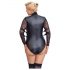 Body bondage talla grande - encaje negro - 2XL