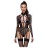 Cottelli - body negro con escote y transparencias - M