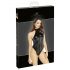 Noir - body brillante de cuello alto (negro) - M