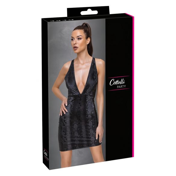 Cottelli Party - Vestido efecto piel de serpiente (negro) - M