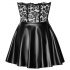 Noir - minivestido brillante con encaje (negro) - L