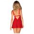 Obsessive Elianes - Set de babydoll de encaje rojo - M/L