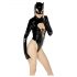 Black Velvet - Body Batwoman de manga larga (negro) - XL