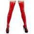 LATEX - medias femeninas rojas - S/M