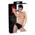 LATEX - Panty con consolador interno (negro)