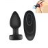 Mrow - Vibrador anal negro con luces y radio