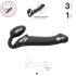 Vibrador Strap-on-me M - Tamaño mediano (negro)