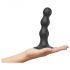 Dildo con bolas y soporte M - negro