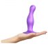 Strap-on Curvy Morado - Dildo Ondulado con Base