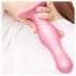 Strap-on-me Curvy S - Dildo ondulado con base (rosa)