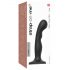 Strap-on-me P&G S - Dildo curvo con base (negro)