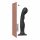 Dildo curvado con base Strap-on-me P&G L negro