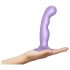 Strap-on-me P&G M - Dildo curvo con base (púrpura)