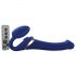 Strap-on-me M - vibrador con ondas de aire (azul)