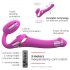 Strap-on-me S - vibrador pequeño de aire - rosa