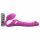 Strap-on-me M - vibrador con ondas de aire (rosa)