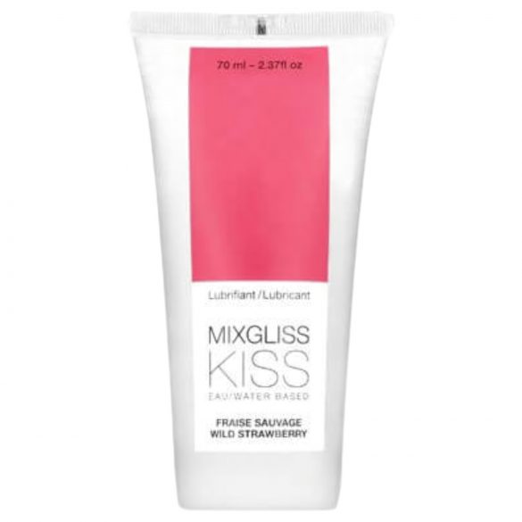 Mixgliss Kiss Wild - Lubricante Base Agua - Fresa (70 ml)