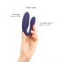 Vibrador doble inalámbrico recargable Love to Love (lila)