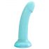 Dildolls Nightfall - dildo estrellado con base (turquesa)