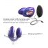 Wonderlover - Vibrador G-punto con estimulador de clítoris (morado metálico)