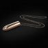 Vibrador collar recargable e impermeable (rosegold)