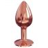 Plug anal diamante S - rosa oro