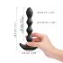 Dorcel Flexi Balls - vibrador anal recargable con control remoto (negro)