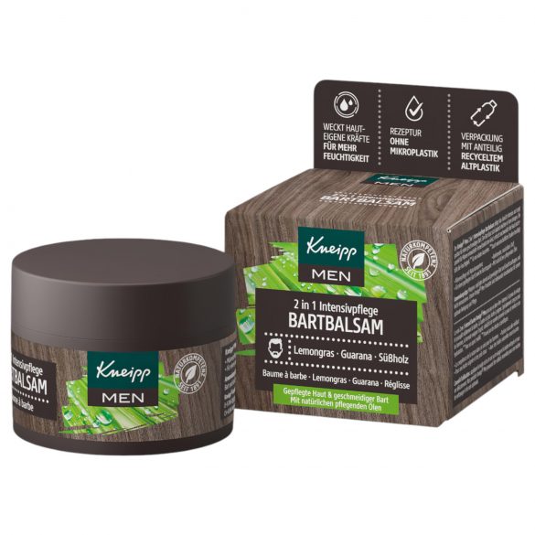 Kneipp MEN - Bálsamo 2en1 barba intensivo (50ml)