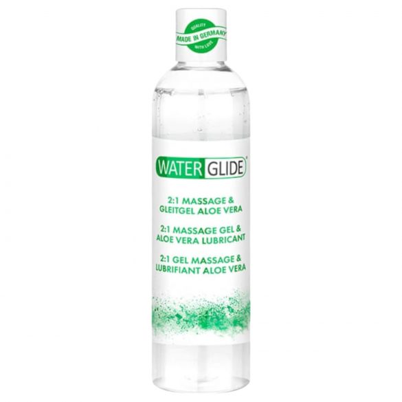 Waterglide 2en1 - gel aloe vera lubricante y masaje (300ml)