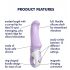 Satisfyer Charming Smile - vibrador G-Spot recargable y resistente al agua (lila)