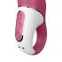 Satisfyer Hippo - vibrador recargable, resistente al agua (magenta)