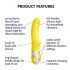 Satisfyer Yummy Sunshine - Vibrador Punto G impermeable (amarillo)