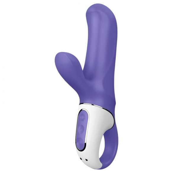 Satisfyer Magic Bunny - Vibrador resistente al agua con estimulador de clítoris (azul)