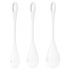 Satisfyer Yoni Power 1 - Set de bolas chinas - blanco (3 piezas)