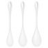 Satisfyer Yoni Power 1 - Set de bolas chinas - blanco (3 piezas)