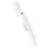 Satisfyer Wand-er Woman - vibrador masajeador impermeable blanco